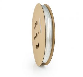 WKK - H-5R(4X) - Guaina termorestringente a parete sottile - 4:1 - Con adesivo - Senza alogeno - Temperatura operativa fino a 125 °C - 16.0/4.0 - Trasparente - Su un rotolo - 30 Metri