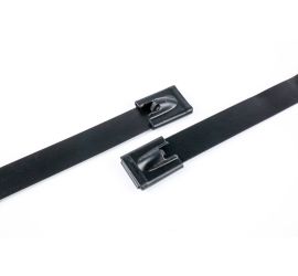 Ty-Met® - Fascette in acciaio inossidabile - Chiusura Ball-Lock – Heavy duty – Rivestita